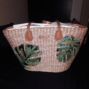 Michael Kors Straw Tote